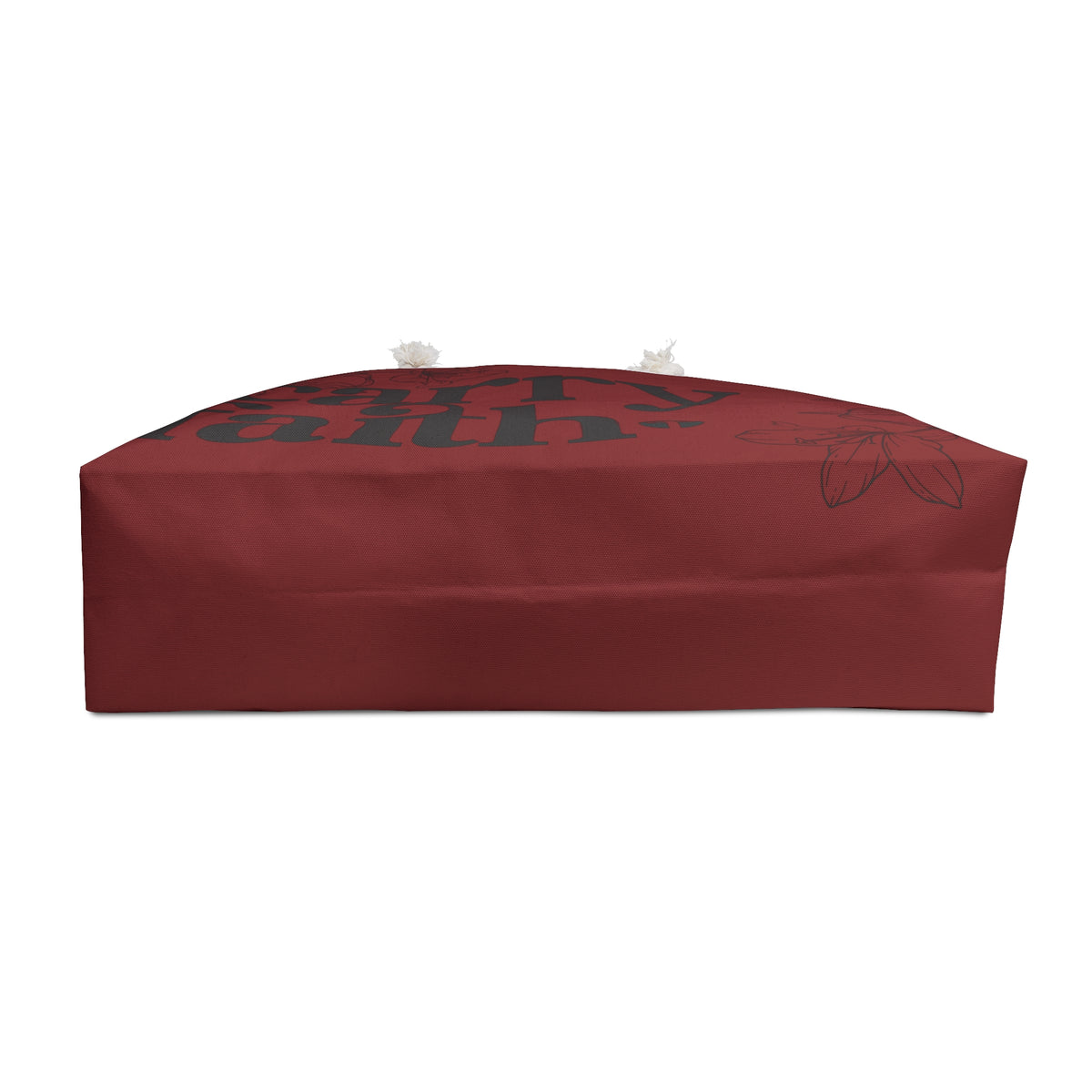 Carry Faith Cherry Weekender Tote