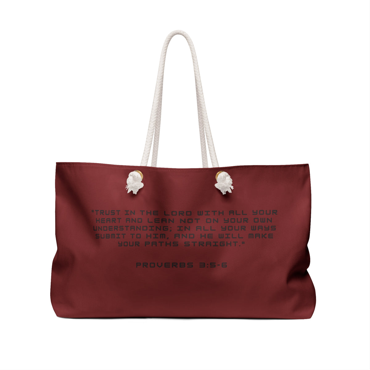 Carry Faith Cherry Weekender Tote
