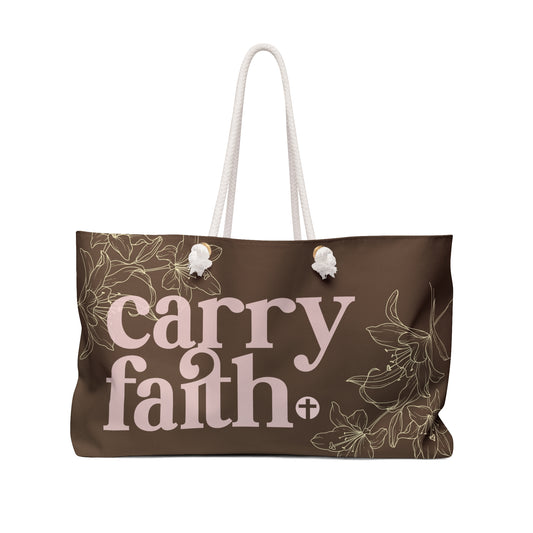 Carry Faith Neopotlian Weekender Tote