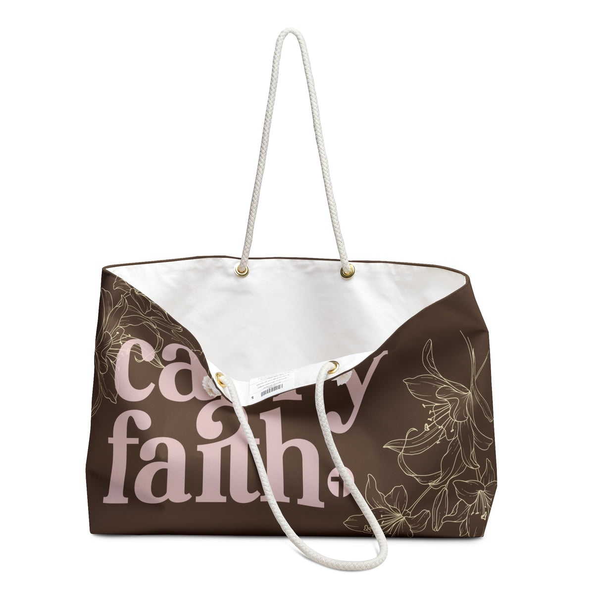 Carry Faith Neopotlian Weekender Tote