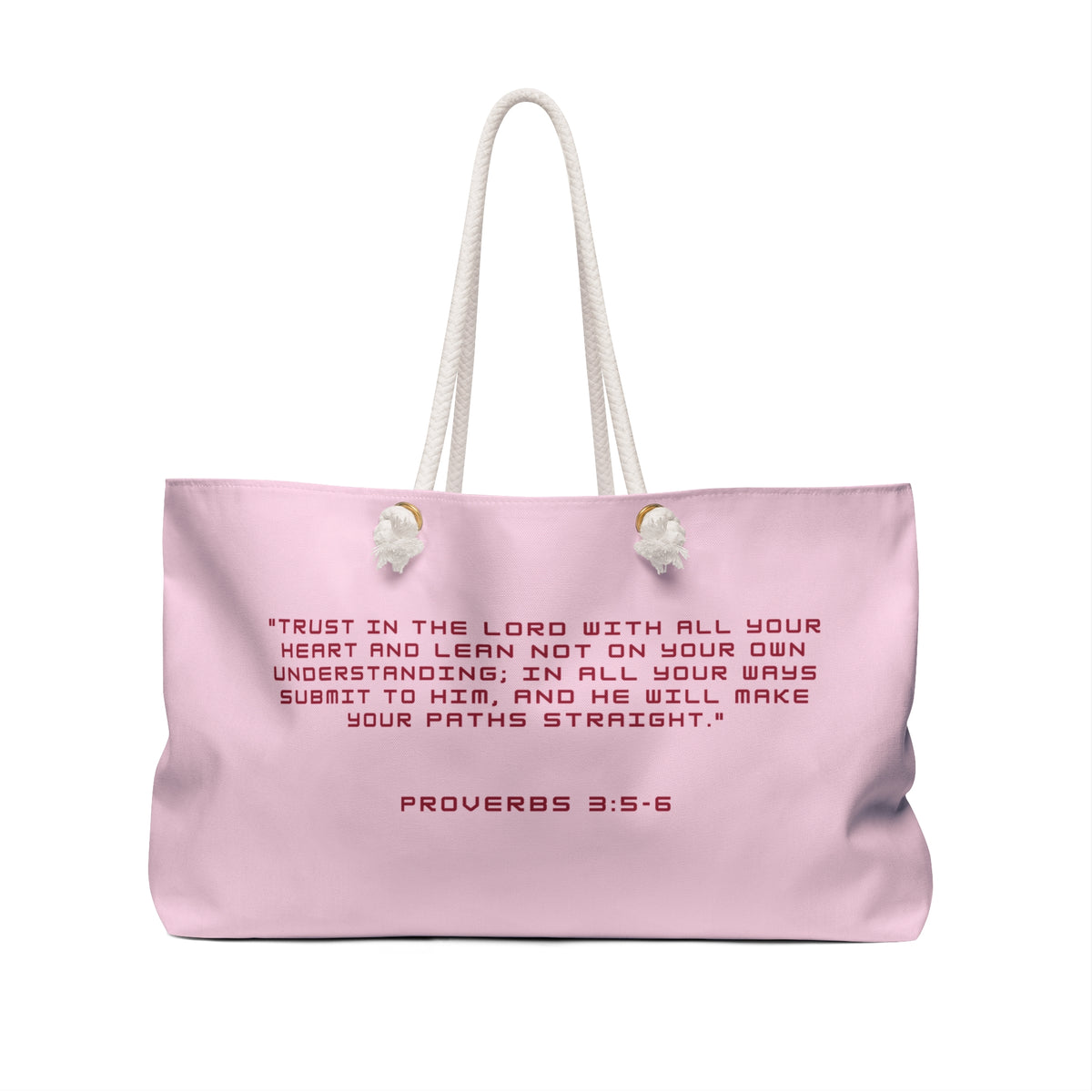 Carry Faith Cherry Blossom Weekender Tote