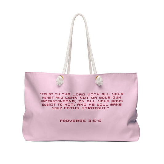 Carry Faith Cherry Blossom Weekender Tote