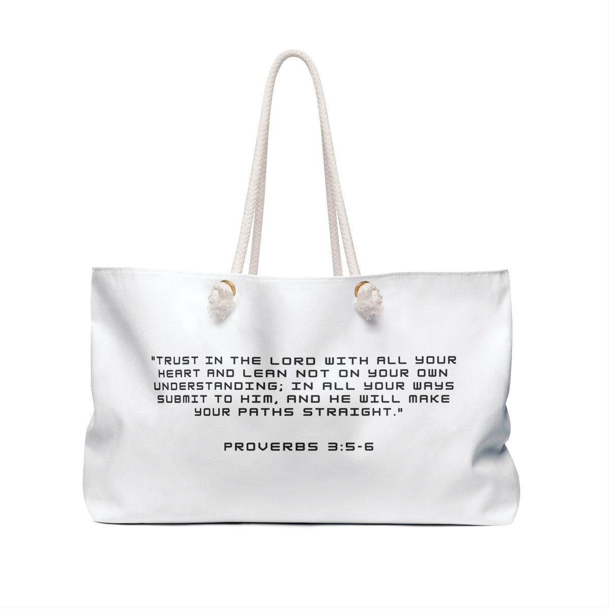 Carry Faith Custom Color Weekender Tote