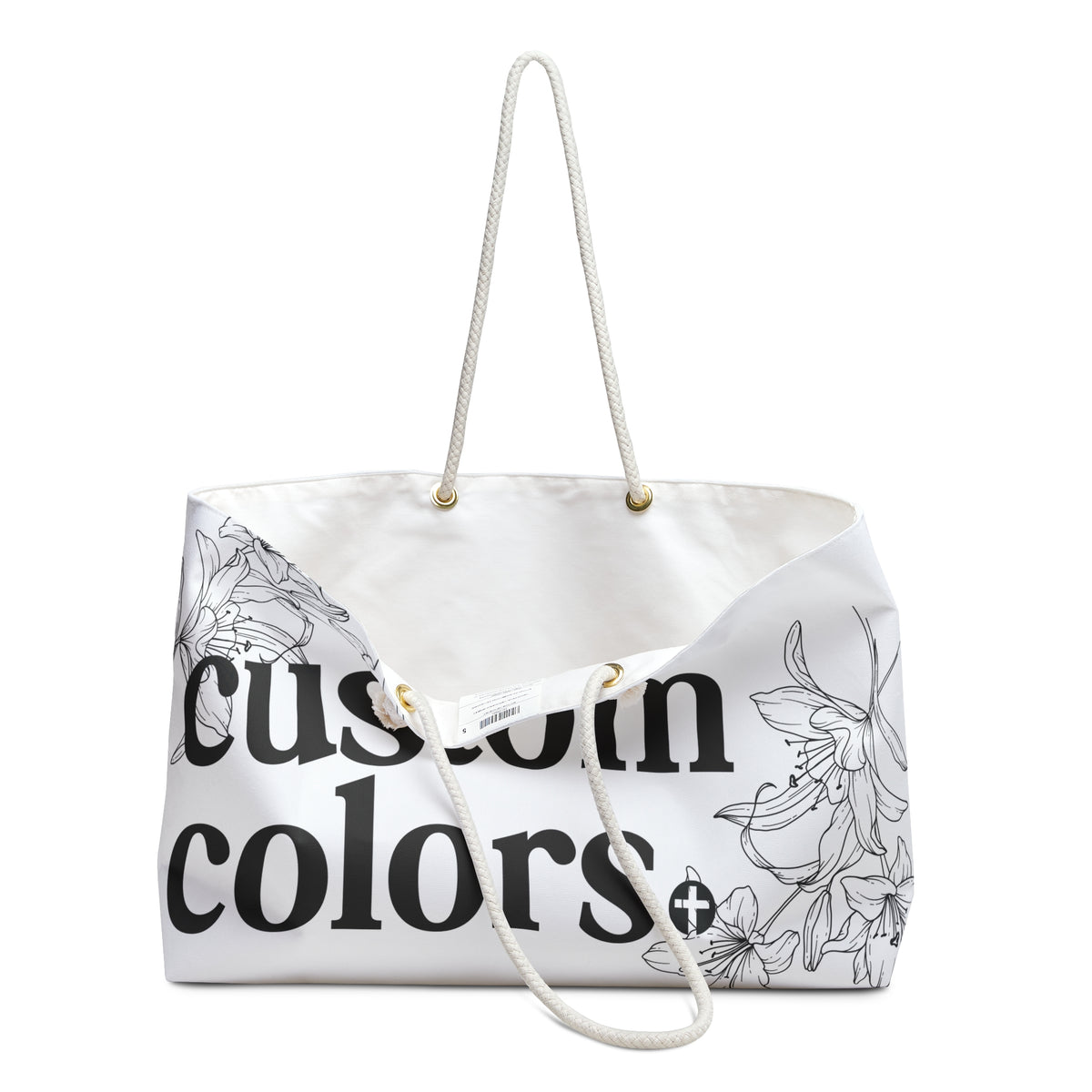 Carry Faith Custom Color Weekender Tote